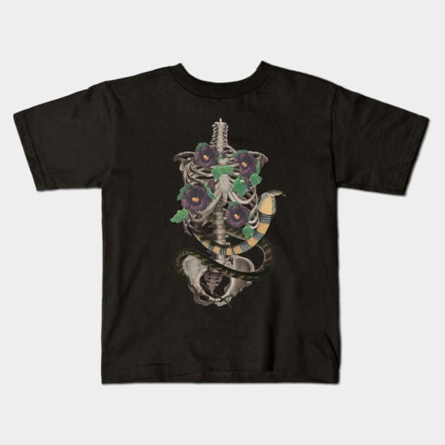 Costas Mortiferum Kids T-Shirt by Black Rabbit Curiosities 